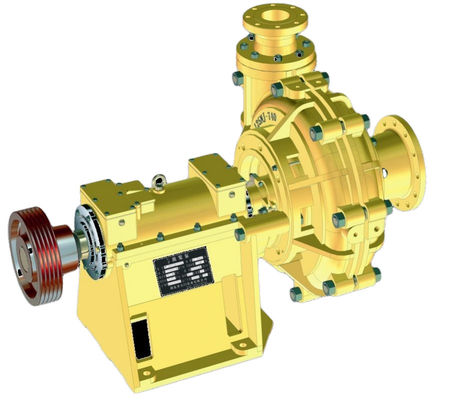 qualidade  Horizontal 500kw 740r/Min Heavy Duty Mud Slurry Pump ISO9001 Certification fábrica