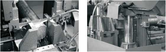 A faixa automática do corte do metal de G4225 250mm viu a máquina horizontal