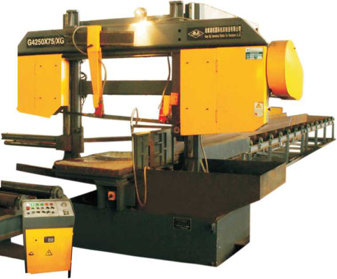máquina hidráulica da serra de fita 4.5mpa, 75m/Min Steel Cutting Band Saw