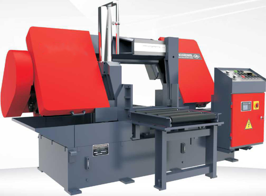 75m/Min Dual Column Band Saw, serra de fita do corte do metal 5500w horizontal