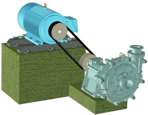 Bomba hidráulica resistente 150ZBG da lama de 280kw 600.0m3/h (P) - 740