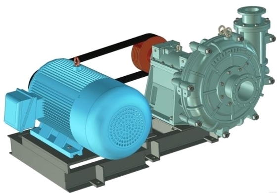 Bomba horizontal da pasta da baixa abrasão, pasta 160kw que segura as bombas 150ZBD-630