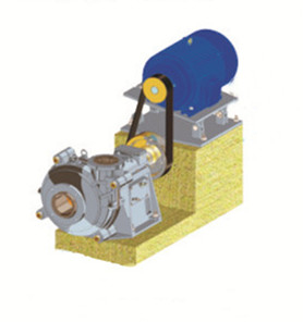 Viscosidade horizontal 200NJ-530 de D200mm 780r/Min Mud Slurry Pump High