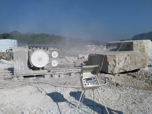 Corte de pedra do mármore do granito de Diamond Wire Saw Machine 37KW 75KW da pedreira do CNC
