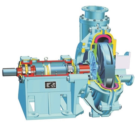 Bomba centrífuga do impulsor fechado alto horizontal da cabeça da bomba da pasta da lama