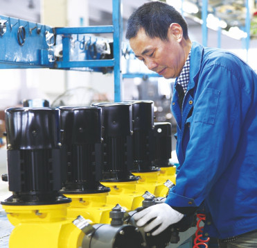 Diafragma da série do GW GS da química que mede dosando o centrifugador da bomba proporcional